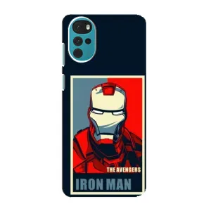 Чехол Супергерой Железный человек на Motorola MOTO G22 (Art Iron man)