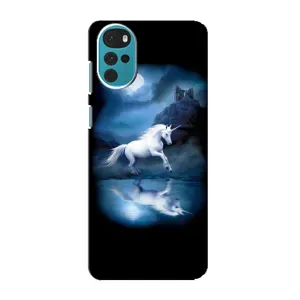 Чехол Unicorn на Motorola MOTO G22 (Единорог)