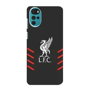 Силиконовые Чехлы принт Футбол на Motorola MOTO G22 (Эмблема Liverpool)