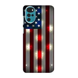 Чехол Флаг USA для Motorola MOTO G22 (Флаг США 2)