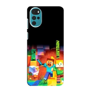 Чохли для Motorola MOTO G22 (Персонажі МайнКрафт) (Герой Майнкрафт)