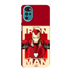 Чехол Супергерой Железный человек на Motorola MOTO G22 (Iron man)