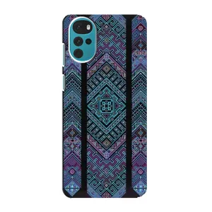 Силиконовый Чехол на Motorola MOTO G22 (Крутой орнамент)
