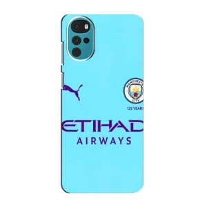 Силиконовые Чехлы принт Футбол на Motorola MOTO G22 (Man City)