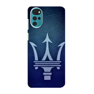 Чехлы с тематикой "Крутые машины" на Motorola MOTO G22 (Лого Maserati)