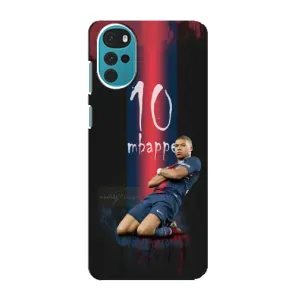 Чехол (TPU) с Футболистом на Motorola MOTO G22 (MBAPPE 10)