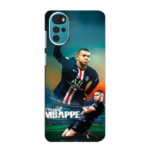 Чехол (TPU) с Футболистом на Motorola MOTO G22 (MBAPPE)