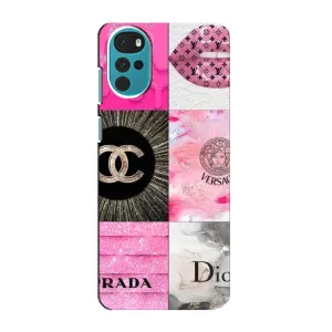 Чехол (Dior, Prada, YSL, Chanel) для Motorola MOTO G22 (Модница)