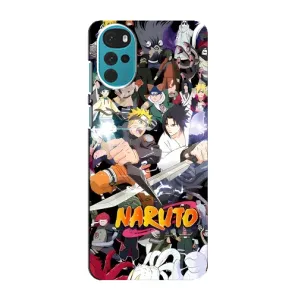 Купить Чехлы на телефон с принтом Anime для Motorola MOTO G22 (Наруто постер)
