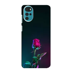 Чехлы с принтом Розочки для Motorola MOTO G22 (Ночная роза)