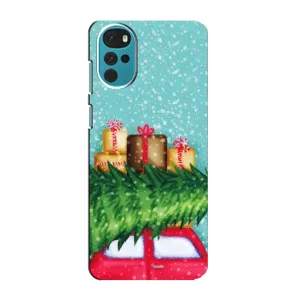 Чохол новорічна ялинка на Motorola MOTO G22 (Новорічний настрій)