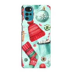 Чохол Санта Клаус для Motorola MOTO G22 (Одяг)