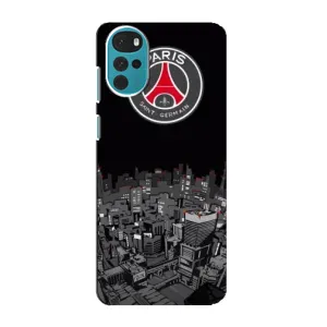 Силиконовые Чехлы принт Футбол на Motorola MOTO G22 (PSG)