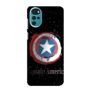 Чехол с Щитом Капитана Америки на Motorola MOTO G22 (Щит Капитана)