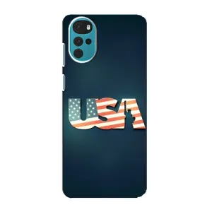 Чехол Флаг USA для Motorola MOTO G22 (USA)