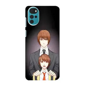 Чехол с персонажами АНИМЕ на Motorola MOTO G22 (Ягами вырос)