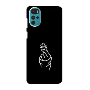 Чехлы (Знак сердечка) на Motorola MOTO G22 (Знак Сердечка)