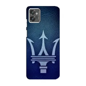 Чехлы с тематикой "Крутые машины" на Motorola MOTO G23 (Лого Maserati)
