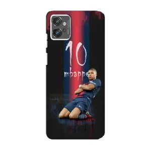 Чехол (TPU) с Футболистом на Motorola MOTO G23 (MBAPPE 10)