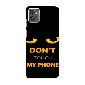 Чехол с Прикольным принтом на Motorola MOTO G23 (Не трогай мой телефон)