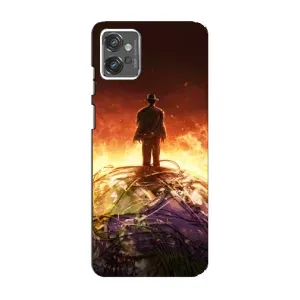 Чехол Оппенгеймер / Oppenheimer на Motorola MOTO G23 (Ядерщик)