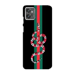 Чехлы Бренд GUCCI для Motorola MOTO G23 (Змей Гуччи)