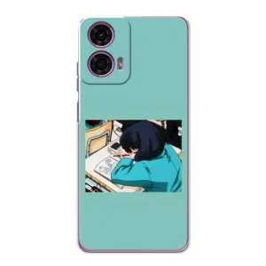 Чехол с персонажами АНИМЕ на Motorola MOTO G24 Power (Аканэ Тэндо)
