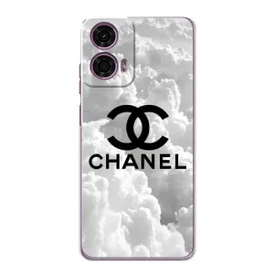 Чехол с Брендами одежды на Моторола Мото джи 24 Павер (CHANEL)