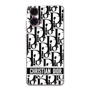 Чехол (Dior, Prada, YSL, Chanel) для Motorola MOTO G24 Power (Christian Dior)