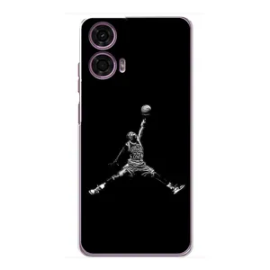 Силиконовый Чехол Nike Air Jordan на Моторола Мото джи 24 Павер (Джордан)