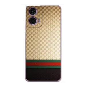 Чехлы Бренд GUCCI для Motorola MOTO G24 Power (Фон Гуччи)