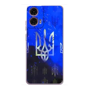 Чехол Укр Символика для Motorola MOTO G24 Power (Герб)