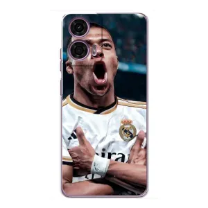 Чехол (TPU) с Футболистом на Motorola MOTO G24 Power (Гол Мбаппе)