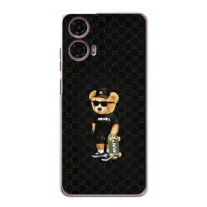 Чехлы Мишка Тедди для Моторола Мото джи 24 Павер (GUCCI Teddy)