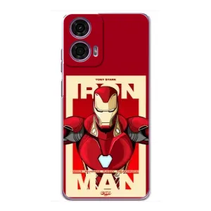 Чехол Супергерой Железный человек на Motorola MOTO G24 Power (Iron man)