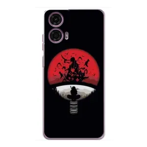 Чехлы с картинкой Итачи Учиха на Motorola MOTO G24 Power (Итачи на черном)