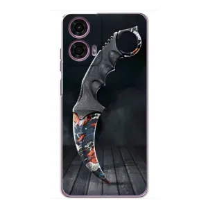 Чехол КИБЕРСПОРТ для Motorola MOTO G24 Power (Кинжал КС ГО)
