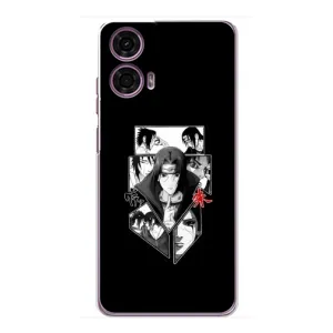 Чехлы с картинкой Итачи Учиха на Motorola MOTO G24 Power (Коллаж Итачи)