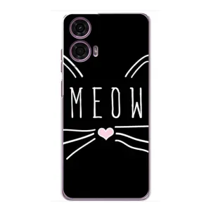 Бампер с изображением Котиков для Моторола Мото джи 24 Павер (КОТИК MEOW)
