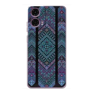 Силиконовый Чехол на Motorola MOTO G24 Power (Крутой орнамент)