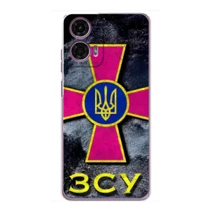 ЗСУ Чехлы (TPU) для Motorola MOTO G24 Power (Лого ЗСУ)