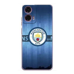 Силиконовые Чехлы принт Футбол на Motorola MOTO G24 Power (ManCity)