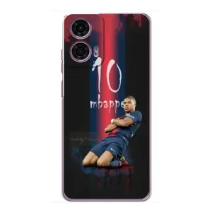 Чехол (TPU) с Футболистом на Motorola MOTO G24 Power (MBAPPE 10)