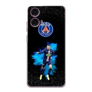 Чехол (TPU) с Футболистом на Motorola MOTO G24 Power (Мбаппе ПСЖ)