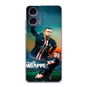 Чехол (TPU) с Футболистом на Motorola MOTO G24 Power (MBAPPE)