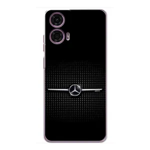Силиконовый бампер с картинкой машины на Motorola MOTO G24 Power (Mercedes)