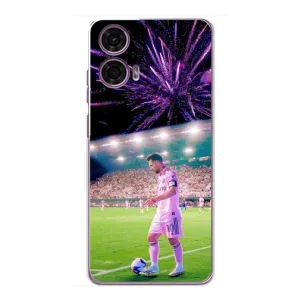 Чехлы Лео Месси в Майами на Motorola MOTO G24 Power (Месси в Майами)