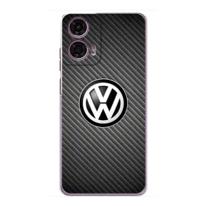 Чехол "Фольксваген" для Motorola MOTO G24 Power (На карбоне)