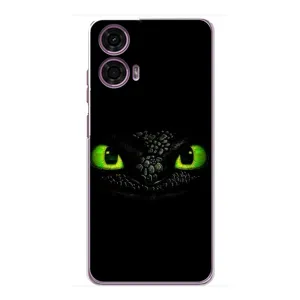 Чехол дракон Беззубик для Motorola MOTO G24 Power (Глаза Беззубика)