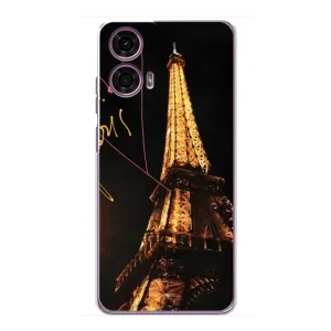 Чехол с Эйфелевой башней на Motorola MOTO G24 Power (Paris)
